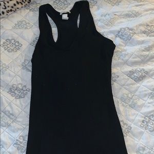 Black low cut dress
